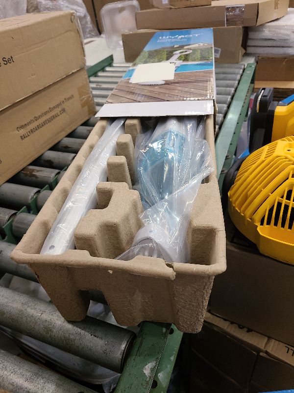Photo 1 of (2024 New) WYBOT Hyson 100 Handheld Pool Vacuum with Two Brush Heads, Cordless Pool Vacuum for Above Ground Pool, Telescopic Pole, 60 Mins Runtime, Deep Cleaning for Spa/Hot Tub/Small Pool