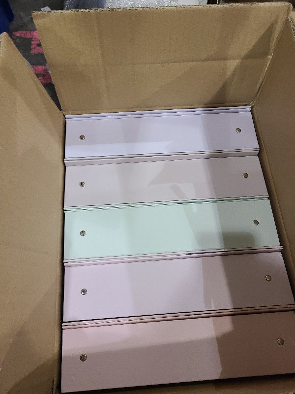 Photo 1 of 10Pack Extra Durable 3 Ring Binders 2 Inch, Sooez 2” Three Ring Binder, Eco-Friendly & PVC Free, Customizable Clear View Cover for Letter Size 8.5 x 11'' Paper, Pastel School Office Supplies for Girl