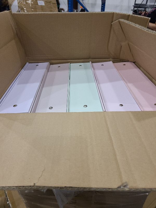 Photo 1 of 10 Pack Extra Durable 3 Ring Binders 2 Inch, Sooez 2” Three Ring Binder, Eco-Friendly & PVC Free, Customizable Clear View Cover for Letter Size 8.5 x 11'' Paper, Pastel School Office Supplies for Girl