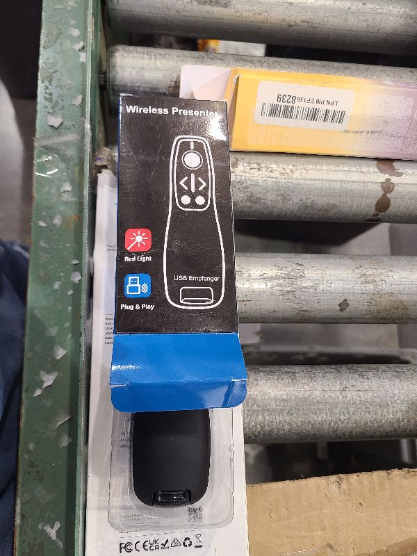 Photo 1 of 2-in-1 USB Type C Presentation Clicker Wireless Presenter Remote for PowerPoint, Powerpoint Clicker with Volume Control PowerPoint Slide Advancer for Mac, Computer, Laptop-E600