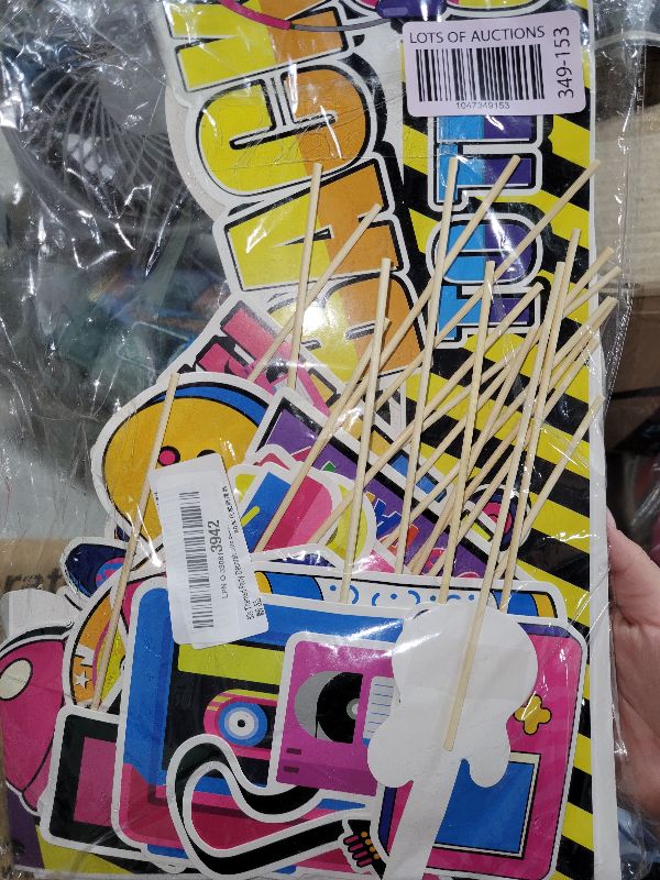 Photo 1 of 80s Party Decorations Back to The 80s Photo Booth Props Retro 80s Theme Party Decorations 80s Birthday Party Decorations 1980s Hip Hop Party for Adults