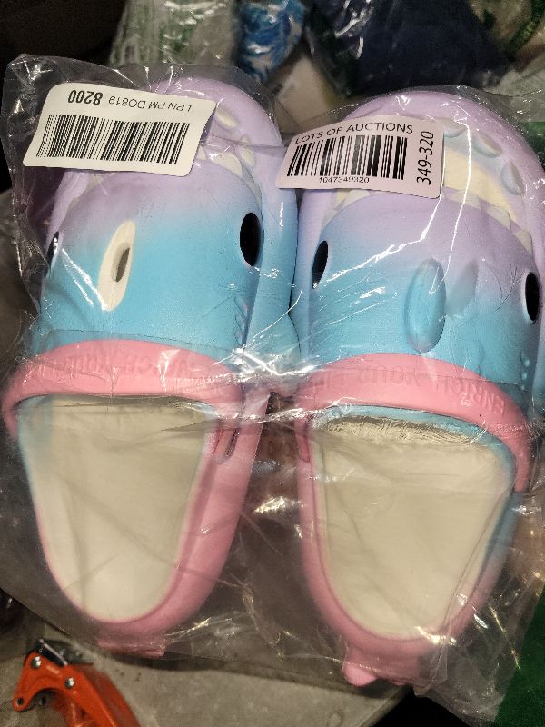 Photo 1 of **ONE OF THE SHARKS DON'T HAVE A FIN**
LAKIGE Toddler Shark Cloud Slides | Kids Shower Sandals | Boys Girls Cute Cartoon Fish Flip Flops | Beach Pool Home Slippers Shoes | Quick Dry Non-Slip