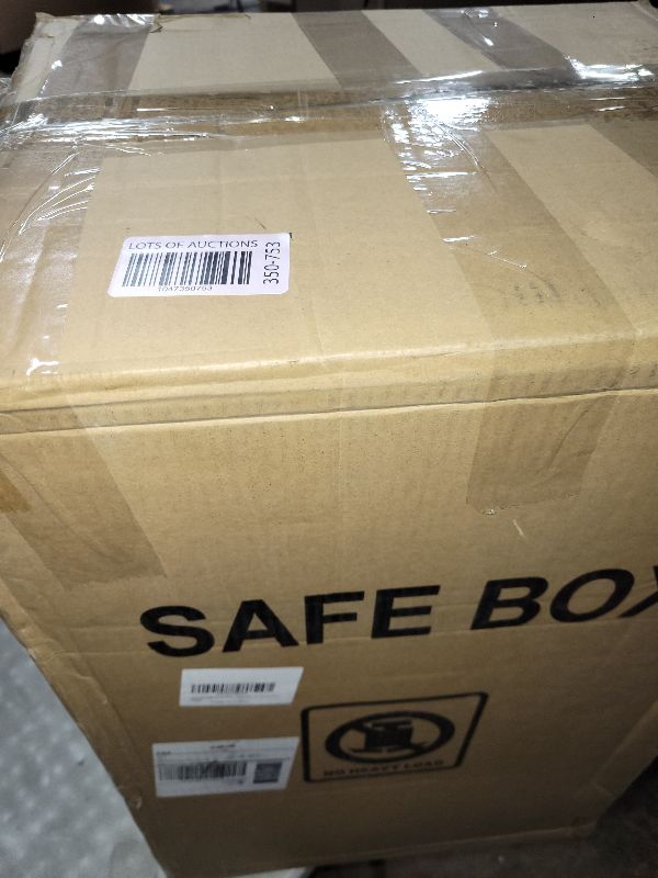 Photo 1 of 4.3 Cub Large Fireproof Safe for Home Use, Digital Home Safes Water and Fireproof with Spare Keys and Alarm System, Anti-Theft Fire Proof Safe Box for Home Office