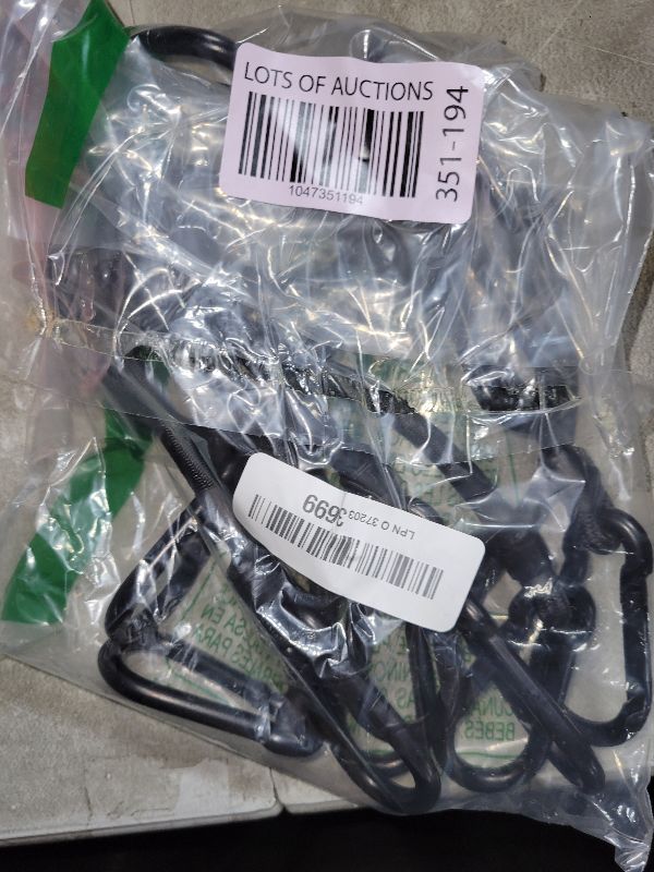Photo 1 of 8 Inch Short Small Carabiner Bungee Cord with 190 Lbs Max Break Strength, 8 Pcs Black Mini UV Resistant Bungee Straps with Upgraded Carabiner Hooks, Great for Cargo, Bike, Kayak Boat, Luggage, etc