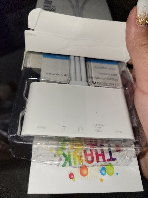 Photo 1 of 5-in-1 Memory Card Reader, USB OTG Adapter & SD Card Reader for i-Phone/i-Pad, USB C and USB A Devices with Micro SD & SD Card Slots, Supports SD/Micro SD/SDHC/SDXC/MMC