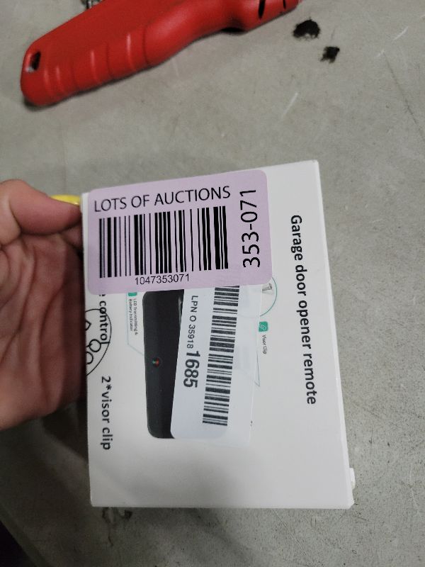 Photo 1 of 2 Replacement for Liftmaster Chamberlain Sears Craftsman 893MAX Garage Door Opener Remote 2 Pack