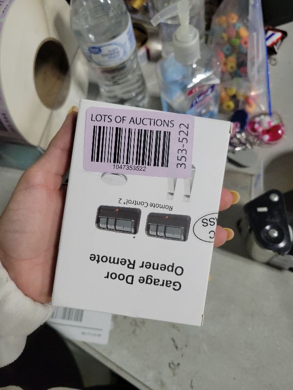 Photo 1 of 2 Replacement Garage Door Opener Remote,Compatible with Liftmaster Chamberlain Sears Craftsman Garage Door Opener Remote,Extra Battery,1993 to Present