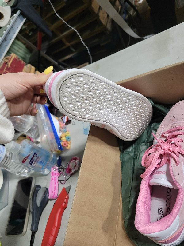 Photo 1 of adidas Women's Breaknet Sleek Sneaker, Bliss Pink/White/Clear Pink, 6.5