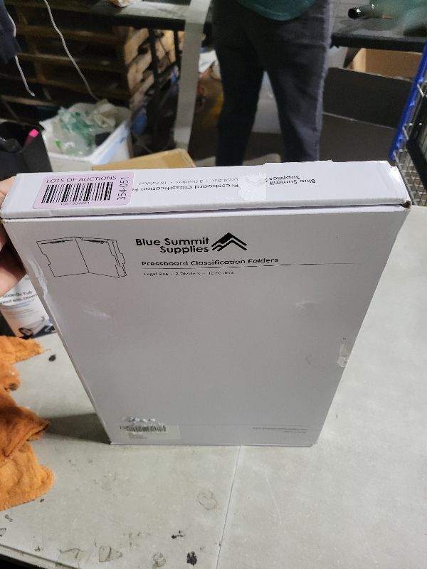 Photo 1 of 10 Legal Size Classification Folders - 2 Divider 2 Inch Tyvek Expansions - Durable 2 Prongs Designed to Organize Standard Law Client Files, Office Reports - Legal Size, 10 Folders (Gray Green)