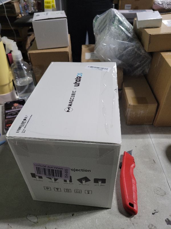 Photo 1 of [Netflix Licensed] 4K Projector with Wifi and Bluetooth, Built-in Android 13, Smart 1080P Projector, Auto Focus&Auto Keystone Correction with Voice Control Movie Projector for HomeTheater/Outdoor
