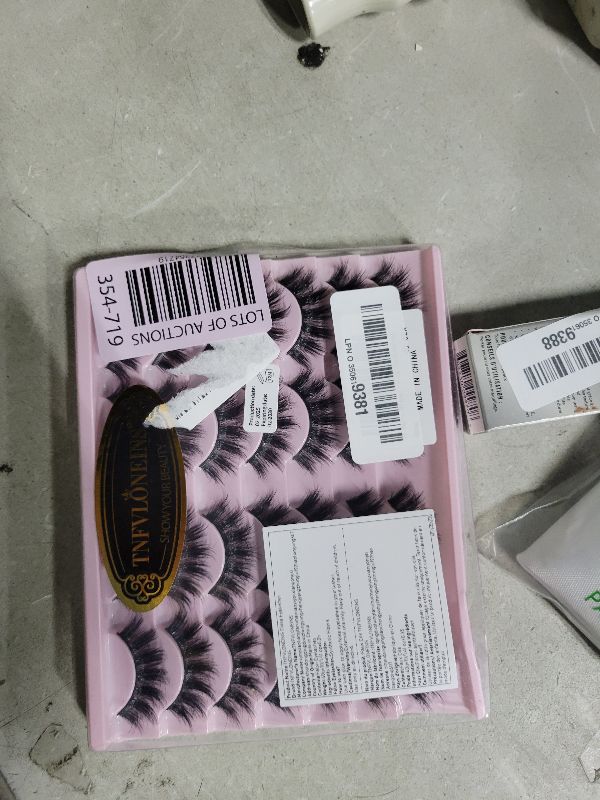 Photo 1 of 14 Pairs Wispy Mink Lashes False Eye Lashes Natural Look 5D Volume 16mm Fake Eyelashes Pack by TNFVLONEINS