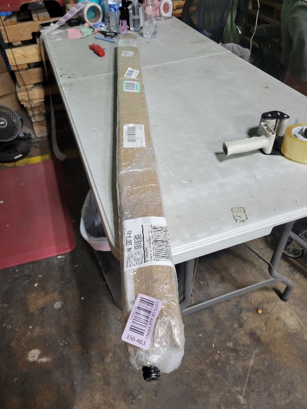 Photo 1 of 55" Weight Lifting Bar, 1" Standard Straight Barbell Bars for Weight lifting, Olympic Barbell Bar for Bench Press/Hip Thrusts/Squats/Lunges for Gym and Home, 2 Star Star-nuts (480lb Weight Capacity)