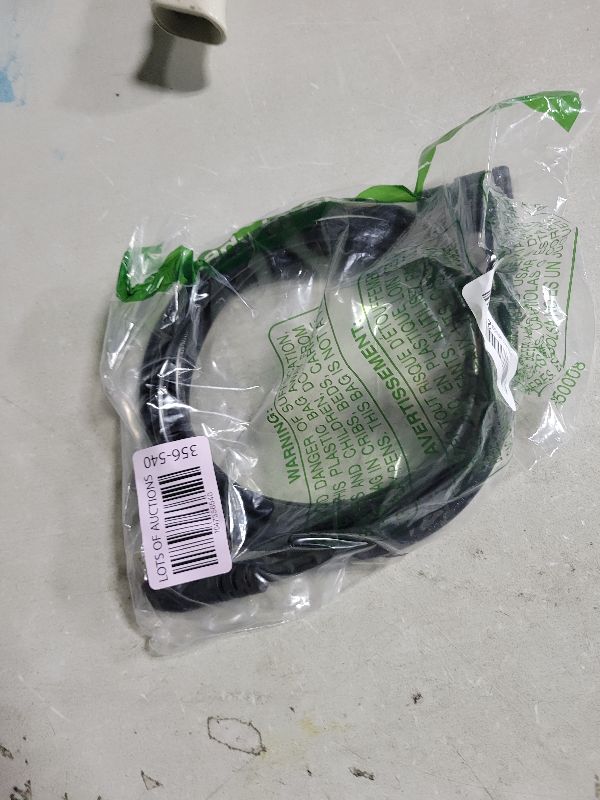 Photo 1 of 90 Degree Computer Power Cord - 10FT Flat Low Profile Angled NEMA 5-15 Plug to IEC C13 Power Cord,Universal PC Power Supply Cord, 16AWG, Black C13 3 Prong Angled AC Power Cord for PC Monitor/TV (10FT)