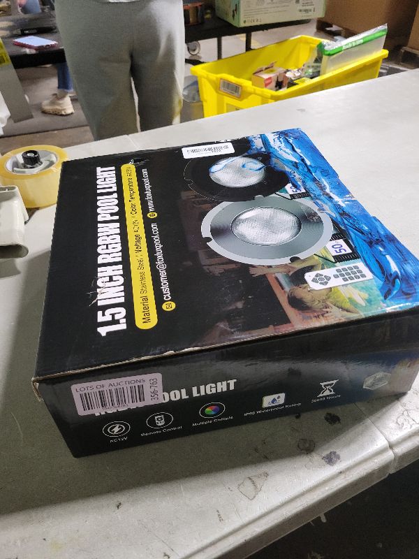 Photo 1 of Zenhagu Pool Lights for Inground Pool, 1.5 Inch LED Color Inground Pool & Spa Light, IP68 Waterproof Nicheless Pool Lights, AC12V, 50 ft Cord, Remote Control (1 Light)