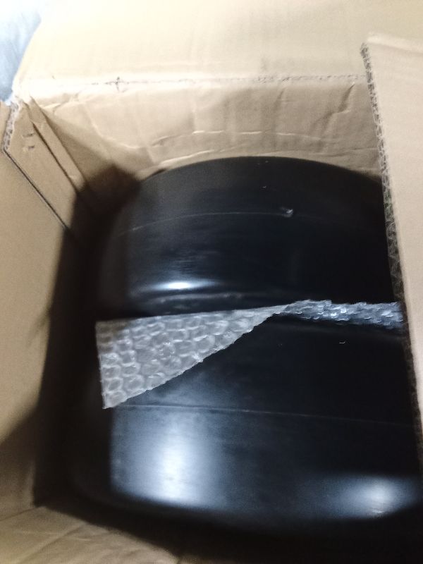 Photo 1 of 2 Pcs 13x5.00-6 Flat Free Tire and Wheel with Reinforced Rim and 3/4" Chrome Steel Bearings, 13x5x6 Lawn Mower Tires for Residential and Commercial, Zero Turn Mower Front Tires, 4.2"-6.2" Centered Hub