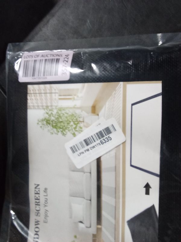 Photo 1 of 48"x102" Window Screen Mesh, Fiberglass Window Screen, Screen Door Mesh, Windows Screens and Screen Door Replacement, Patio Screen Mesh- Black