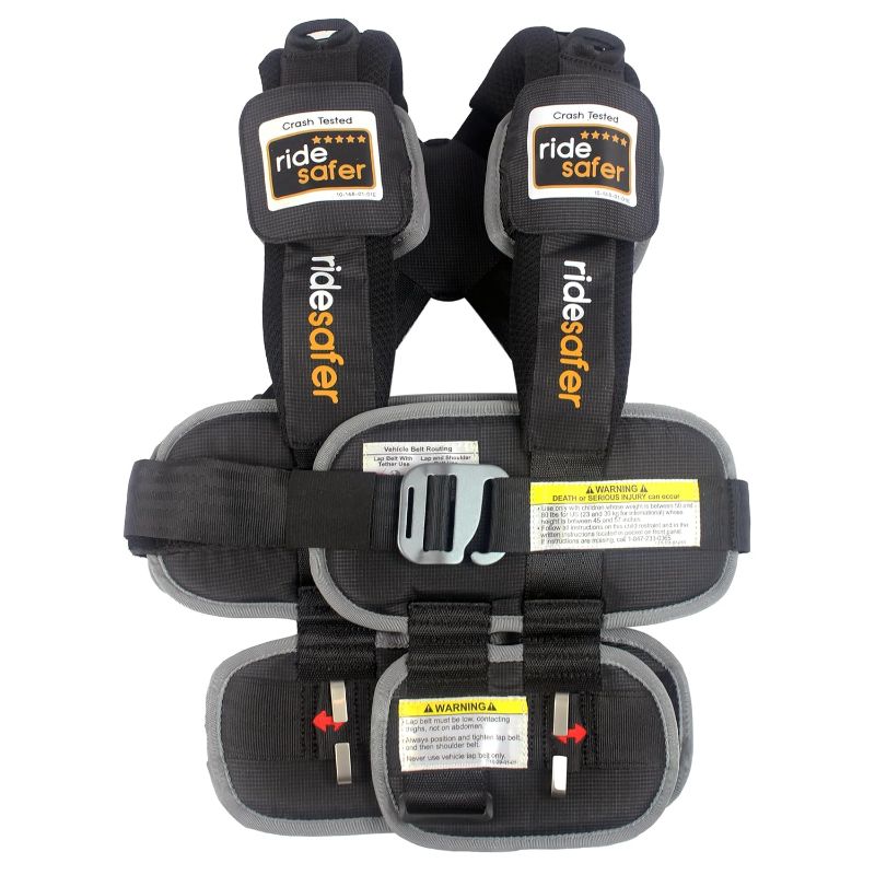 Photo 1 of  Small Black, Lightweight, Compact, Portable Car Seat - Perfect for Travel and Everyday Child Safety 