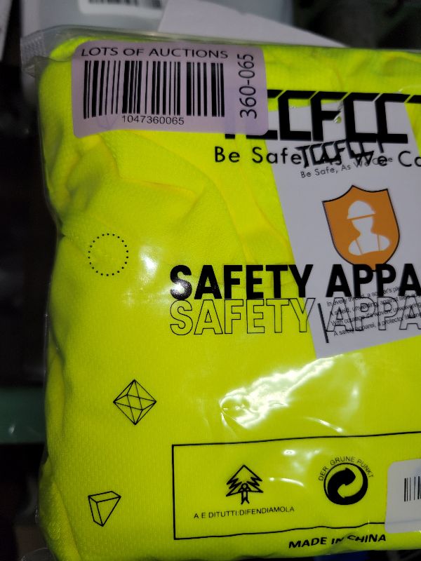 Photo 1 of (1 pack not 3 pack)TCCFCCT Long Sleeve Work Shirt for Men Construction Class Hi Vis Shirt for Men Women with Hood, High Visibility Safety Construction Shirt for Surveyors, Breathable, LMS-Yellow 3XL,1pcs