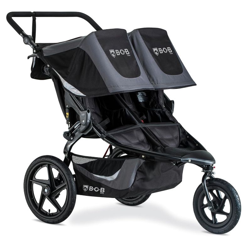 Photo 1 of  BOB Gear Revolution Flex 3.0 Duallie Double Jogging Stroller, Graphite Black 