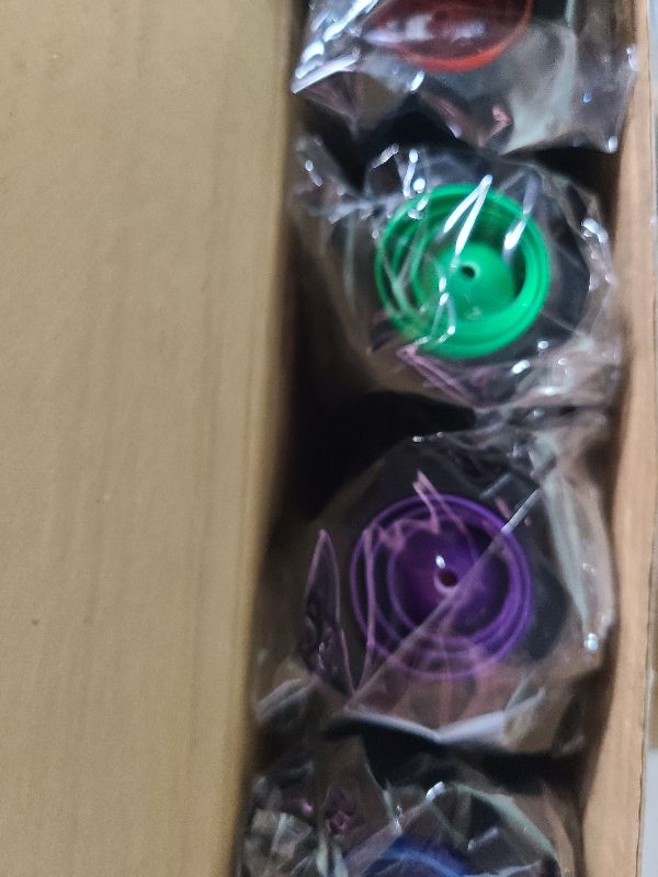 Photo 1 of 4 Pack  Sword Saber with FX Sound (on-Off Control) and Full Retractable Handle, 4 Colors LED Glow in The Dark Toy for Kids Adult