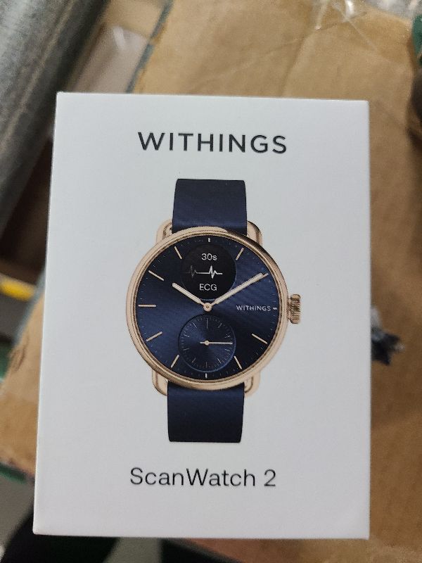 Photo 1 of Withings ScanWatch 2 - Hybrid Smart Watch, Heart Rate Monitoring, Fitness Tracker, Cycle Tracker, Sleep Monitoring, GPS Tracker, 30-Day Battery Life, Android & Apple Compatible, HSA/FSA