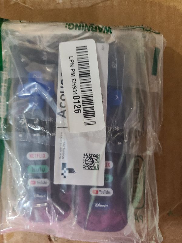 Photo 1 of (Pack of 2) Replacement-Remote-Control for Roku-TV,Compatible for TCL Roku/Hisense Roku/Onn Roku/Philips Roku Smart TVs(Not for Roku Stick and Box)
