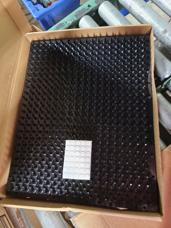 Photo 1 of 12 Pack Upgraded Black Cat Repellent Mat - 16" x 13" Scat Mat for Cats Has Uneven Spikes is an Effective Scat Mats for Dogs, Stray Cat Repellent Outdoor & Indoor to Deter Cats, Dogs & Small Animals