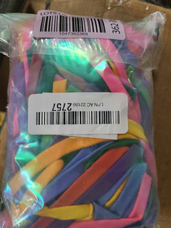 Photo 1 of 178pcs Bright Rainbow Balloons Kit, Multi Color 260 Long Magic Balloon and 18 12 5 Inch Mix Sizes White /Pearl Round Balloons Clouds for Birthday Wedding Baby Shower Party Decorations Supplies