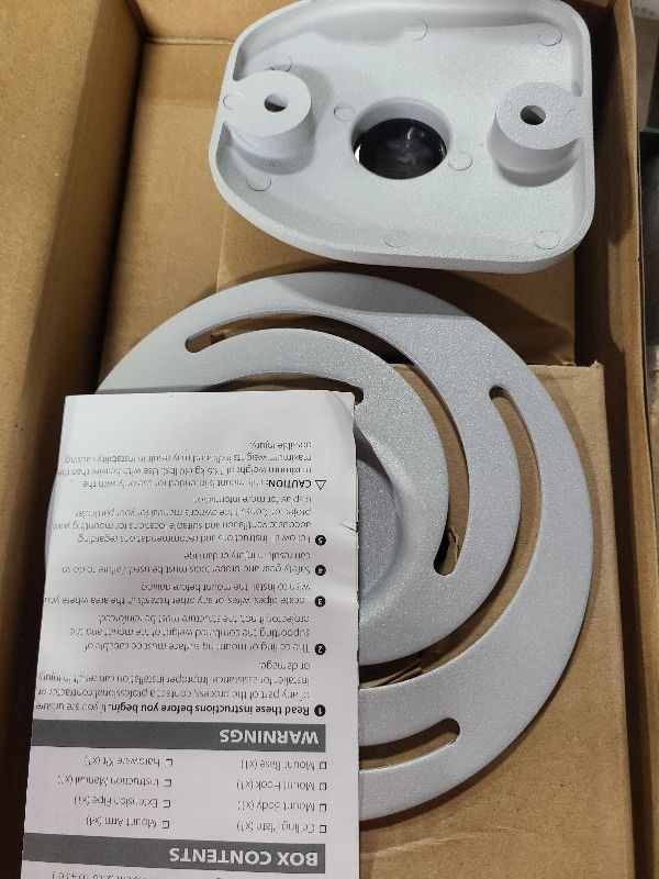 Photo 1 of DYNAVISTA Full Motion Universal Ceiling Projector Mount Bracket with Adjustable Extendable Arms Rotating Swivel Tilt Mount for Home and Office Projector (Extendable-Silver)