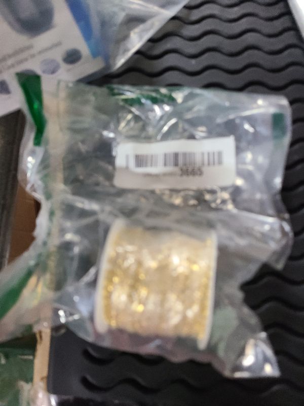 Photo 1 of 16.5FT Gold Dot Chains Roll, 2.5MM 18K Gold Plated Brass Flat Ball Bead Chains Spool Bulk for Jewelry Making