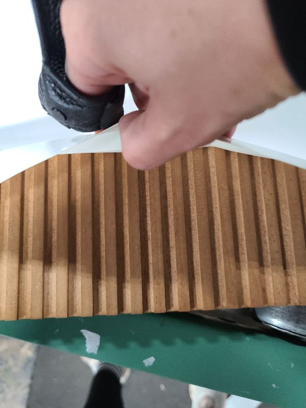 Photo 1 of 2 Pcs Decorative Wood Cutting Board Wooden Rainbow Decor Boho Kitchen Decor Serving Trays Cutting Chopping Block for Home Kitchen Farmhouse Decoration Wall Shelf Mantel(Brown,Pine)