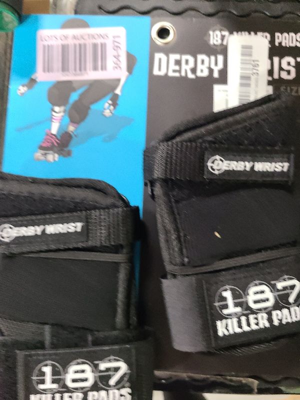 Photo 1 of 187 Killer Pads Derby Wrist Guard, Black, Small