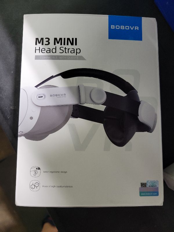 Photo 1 of BOBOVR M3 mini Head Strap Accessories,Lightweight Design,Zero-Touch for Ears,Suitable for Sports Scenes (Compatible with Quest 3)