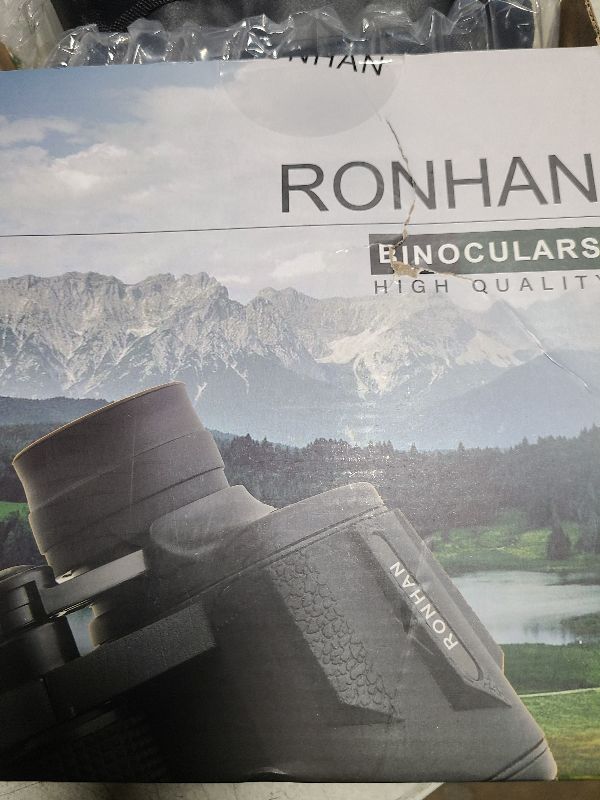 Photo 1 of RONHAN Binoculars for Adults High Powered, Military Compact HD Professional/Daily Waterproof 20x50 Binoculars for Bird Watching Travel Hunting Football Games Stargazing with Carrying Case & Strap