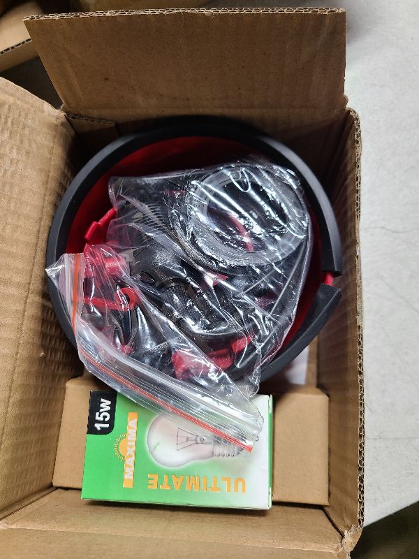Photo 1 of Heated Hummingbird Feeders for Outdoors, Hummingbird Feeder Heater Attaches to Feeder Bottom for Feed Hummingbirds in Freezing Weather for Winter Outdoor Garden (Red)