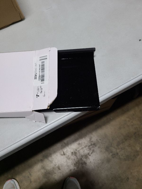 Photo 1 of KOTEMON Acrylic Tilted Computer Keyboard Stand for Ergonomic Typing, Keyboard Tray Holder with Silicone Non-Slip Case, Black