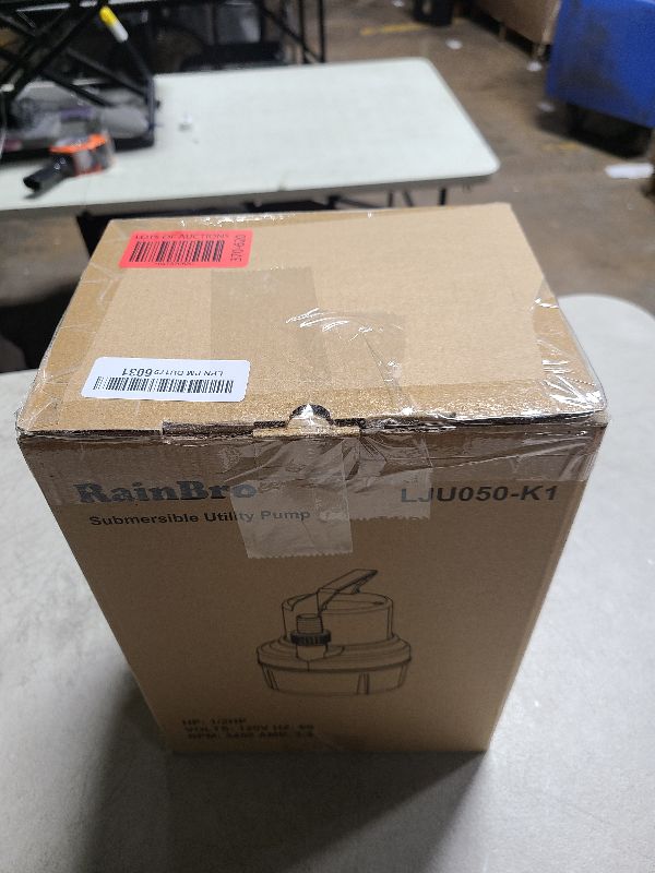 Photo 1 of Submersible Sump Pump, Clean/Dirty Water Pump, Portable Utility Pump, Electric water Transfer Pump with 25-Foot Cord, Ideal for Swimming Pool, Garden Pond, Basement, and Flood Relief Drainage