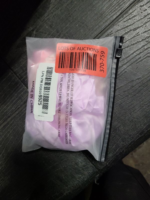 Photo 1 of Satin Hair Scrunchies for Women's Thick Curly Hair - Big Ponytail Holders and Hair Ties for Girls, Cute No Crease No Damage Pony Tails