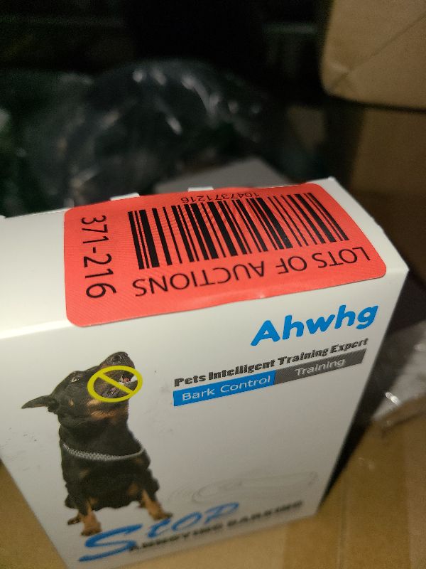 Photo 1 of Ahwhg New Anti Barking Device,Dog Barking Control Devices,Rechargeable Ultrasonic Dog Bark Deterrent up to 16.4 Ft Effective Control Range Safe for Human & Dogs Portable Indoor & Outdoor(Blue)