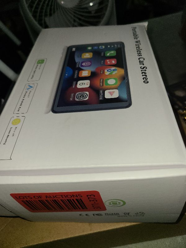 Photo 1 of Apple Carplay Screen for Car, 7" HD Portable Car Stereo Touch Screen with Wireless Android Auto, Backup Camera, Car Audio Receivers with Voice Control, Mirror Link, Bluetooth, GPS Navigation