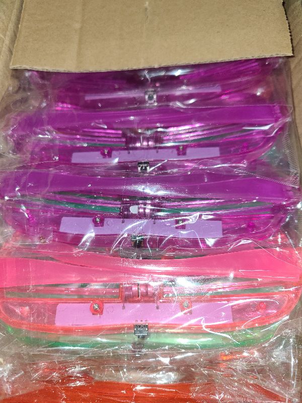 Photo 1 of Zaaaslsm 20 Pack LED Glasses,Glow glasses,Light up glasses,Glow in the dark glasses,Party glasses Rave neon Flashing Party For Birthday Mardi Gras New Year's Eve Party Decoration,For Kids/Adults