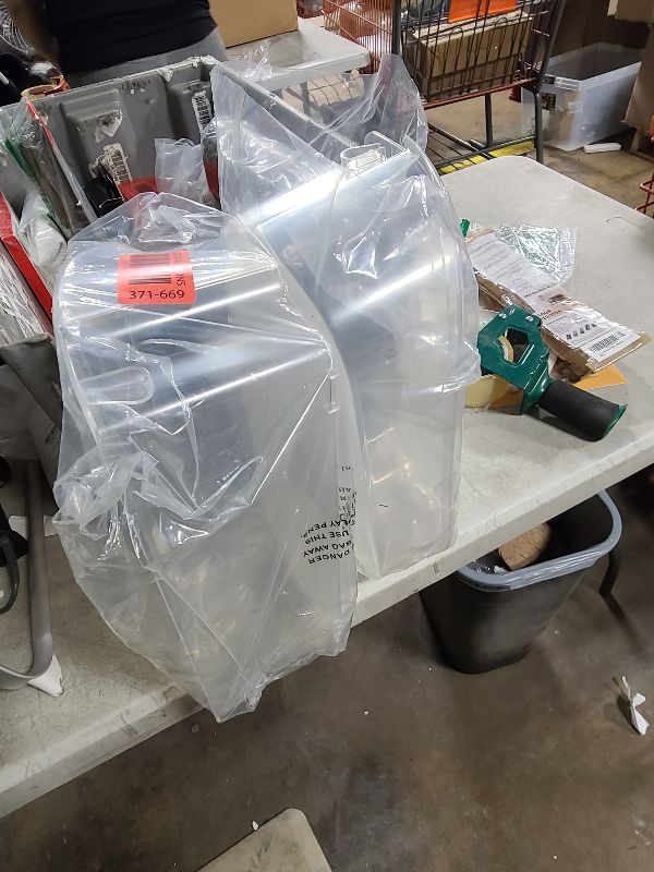 Photo 1 of 2 PACK Upgraded 240356402 Refrigerator Door Bin Replacement for Frigi.daire Refrigerator Door Shelf Parts LFSS2612TF0 LFSS2612TE0 FFSS2615TE0 FFSS2615TS0 AP2549958 Door Shelf Shelves By AMI PARTS