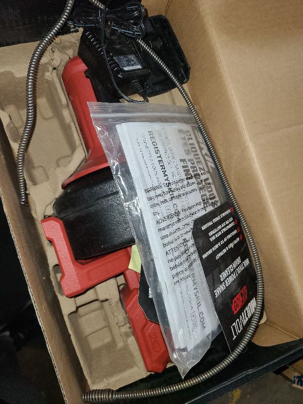 Photo 1 of SKIL Power Snake Drain Cleaner Kit including 20V 2.0Ah Lithium Battery & 20V Charger - AU0225D-12