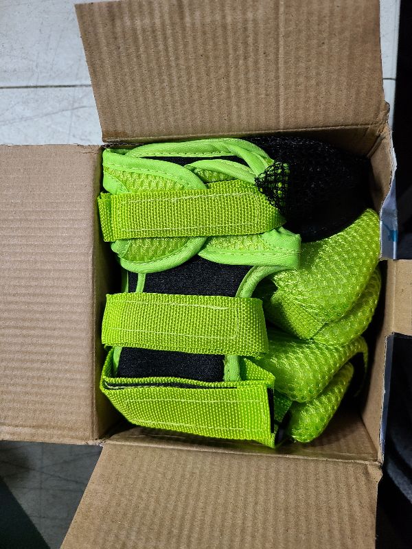 Photo 1 of 6PCS Kids Protective Gear Set, Knee Pads for Kids 3-10 Years Old, Toddler Elbow Pads, Wrist Guards, Skating Cycling Bike Rollerblading Scooter, Upgraded & Durable Material, Boys, Girls,Youth, Green