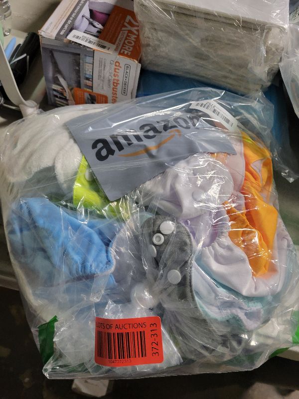 Photo 1 of ALVABABY Baby Cloth Diaper 6 Pack with 12 Inserts One Size Cloth Diaper Covers Adjustable Washable Reusable for Baby Girls and Boys