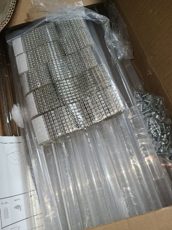 Photo 1 of 10 Pcs Acrylic Clear Vases for Wedding Centerpieces, 23.62in Tall Flower Vases, Engagement Home Party Table Decor Centerpiece Vases, Rectangular Acrylic Flower Stand with 50 Pcs Gold Napkin Rings