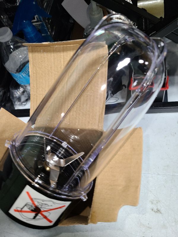 Photo 1 of 2-piece 16oz Cup and Cross Blade, Blender Replacement Parts Compatible with Magic Bullet 250w Blenders (Model MB1001 Series)
