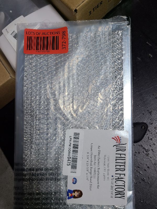 Photo 1 of Air Filter Factory Replacement For 71002111 Jenn-Air 6.37 x 15.62 x .12 Inches Range Hood Aluminum Mesh Grease 12-Layer Downdraft Vent Hood Filter