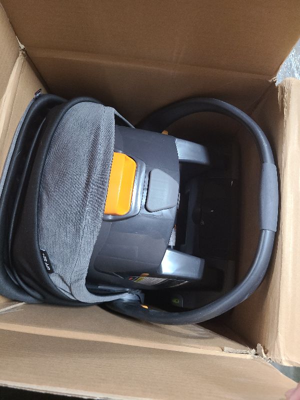 Photo 1 of Chicco KeyFit 35 ClearTex Infant Rear-FacingCar Seat and Base for Infants 4-35 lbs, Includes Head and Body Support, Compatible with Chicco Strollers, Baby Travel Gear | Shadow/Black