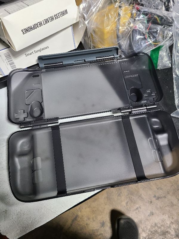 Photo 1 of tomtoc Armor Case for Steam Deck/OLED, Steam Deck Hard Shell, Slim Portable Travel Carry Case, Shock-proof, Charging Convenience, with Military Grade Protection, Protective Cover